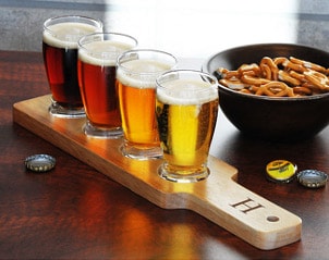 Beer and snacks
