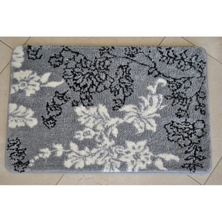  Memory Foam 20x32-inch Floral Bath Rug 