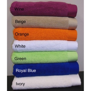  Turkish Combed Cotton 2-piece Bath Towel Set