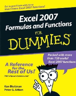 Microsoft Office Excel 2007 Formulas & Functions for Dummies (Paperback)