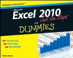 Excel 2010 Just the Steps for Dummies (Paperback)