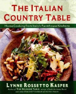The Italian Country Table: Home Cooking from Italy's Farmhouse Kitchens (Hardcover)