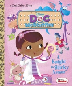 A Knight in Sticky Armor Little Golden Book (Hardcover)