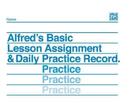 Alfred's Basic Lesson Assignment and Daily Practice Record (Paperback)