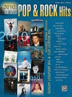 2010 Greatest Pop & Rock Hits: Piano/Vocal/guitar (Paperback)