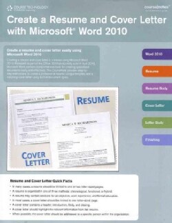 Create a Resume and Cover Letter With Microsoft Word 2010 (Pamphlet)
