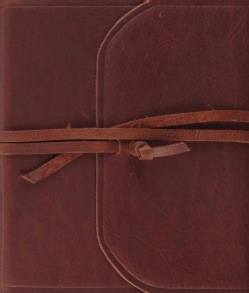 The Holy Bible: English Standard Version, Brown, Natural Leather, Single Column Journaling Bible (Paperback)
