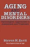 Aging and Mental Disorders: Psychological Approaches to Assessment and Treatment (Paperback)