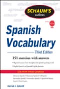 Schaum's Outline Spanish Vocabulary (Paperback)