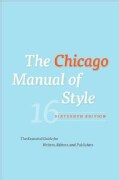 The Chicago Manual of Style (Hardcover)