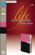 Life Application Study Bible: New International Version, Orchid / Chocolate, Italian Duo-Tone, Personal Size (Paperback)
