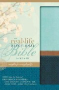 NIV Real-Life Devotional Bible for Women: New International Version, Sea Glass / Deep Sea, Italian Duo-Tone, Insi... (Paperback)