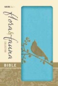Holy Bible: New International Version, Turquoise / Gold Bird, Italian Duo-Tone, Thinline, Flora & Fauna Collection (Paperback)