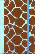 Animal-Print Collection Bible: New International Version, Italian Duo-Tone, Elastic Closure, Giraffe/Aqua (Paperback)