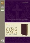 Zondervan Study Bible: King James Version, Burgundy Bonded Leather, Large Print (Paperback)