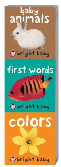 Bright Baby Chunky Books: First Words, Baby Animals, Colors (Board book)