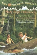 Magic Tree House Books 5-8: Night of the Ninjas/Afternoon on the Amazon/Sunset of the Sabertooth/Midnight on the ... (Paperback)