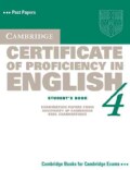 Cambridge Certificate of Proficiency in English 4 Book (Paperback)