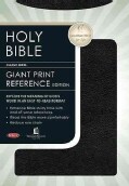 Holy Bible: New King James Version Personal Size Giant Print Reference, Black Imitation Leather (Paperback)