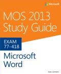 Mos 2013 Study Guide for Microsoft Word (Paperback)