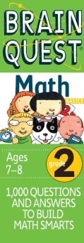 Brain Quest Math Basics Grade 2: 1,000 Questions & Answers to Build Math Smarts, Ages 7-8 (Cards)