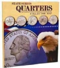 State Series Quarters Collector Map (Hardcover)