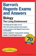 Barron's Regents Exams and Answers: Biology The Living Environment (Paperback)