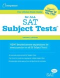 The Official Study Guide for All SAT Subject Tests