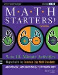 Math Starters: 5 to 10 Minute Activities Organized by Common Core Standards, Grades 6-12 (Paperback)
