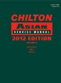 Chilton Asian Service Manual 2012: Hyundai, Kia, Lexus (Hardcover)