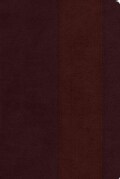 Holy Bible: English Standard Version Single Column Heritage Bible (Trutone, Brown / Burgundy, Band Design) (Paperback)