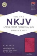 Holy Bible: New King James Version Personal Size Reference Bible, Pink, Leathertouch (Hardcover)