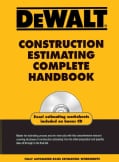 Dewalt Construction Estimating Complete Handbook: Excel Estimating Included (Paperback)