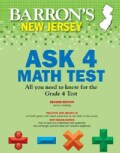 Barron's New Jersey Ask 4 Math Test (Paperback)