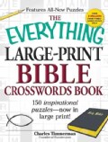The Everything Large-Print Bible Crosswords Book (Paperback)