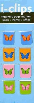 Butterflies I-Clips Magnetic Bookmarks (Paperback)