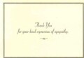 Sympathy Thank You Notes (Cards)