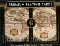 Old World Premium Plastic Playing Cards: Set of 2, Standard Index, Bridge Size (Cards)