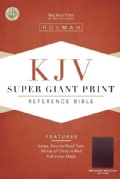 Holy Bible: King James Version, Reference Bible, Brown Imitation super giant print (Paperback)