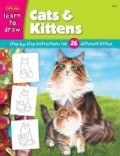 Cats And Kittens: Learn To Draw And Color 26 Different Kitties, Step By Easy Step, Shape By Simple Shape! (Paperback)