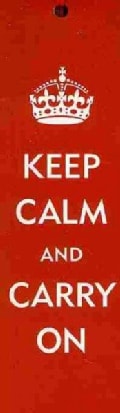 Keep Calm & Carry on Bookmark (Novelty book)
