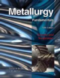 Metallurgy Fundamentals: Ferrous and Nonferrous (Hardcover)
