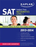 Kaplan SAT Subject Test: Mathematics Level 1 2013-2014 (Paperback)