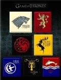 Game of Thrones House Sigil Magnet Set (Paperback)