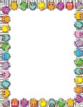 Colorful Owls Computer Paper (Novelty book)