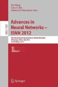 Advances in Neural Networks  Isnn 2012: 9th International Symposium on Neural Networks, Isnn 2012, Shenyang, Chi... (Paperback)