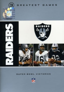 NFL Oakland Raiders 3 Greatest Games: Super Bowl Victories (DVD)