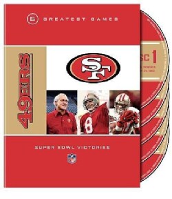 NFL San Francisco 49ers 5 Greatest Games Super Bowl Victories (DVD)