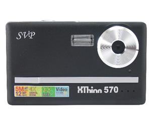 SVP Xthinn570 5MP LCD Display Digital Camera