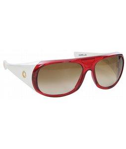 Spy Hourglass Red/ White/ Bronze Lens Sunglasses